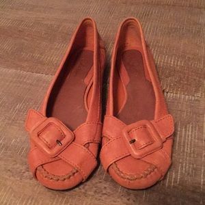Cole Haan orange flats